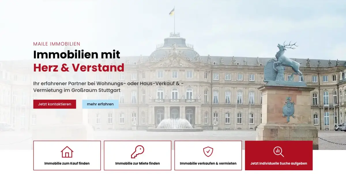 Bossert-WebConcept_Webdesign-Stuttgart_Referenzprojekt_Maile Immobilien Stuttgart