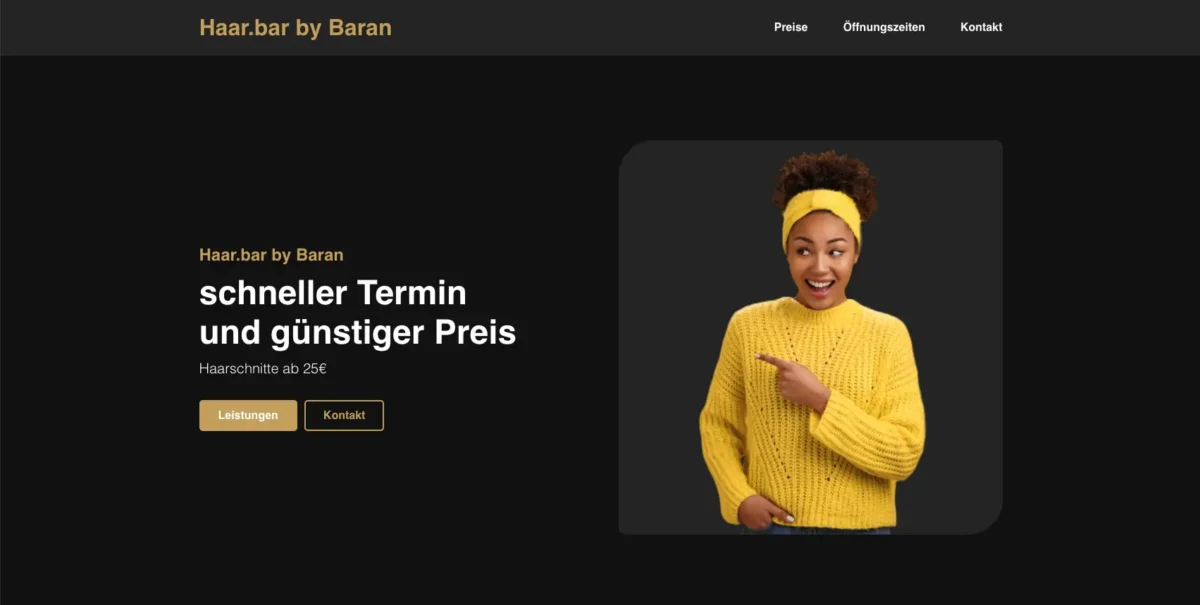 Bossert-WebConcept_Webdesign-Stuttgart_Referenzprojekt_haar.bar by Baran