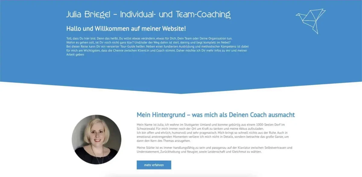 Bossert-WebConcept_Webdesign-Stuttgart_Referenzprojekt_Julia Briegel Coaching